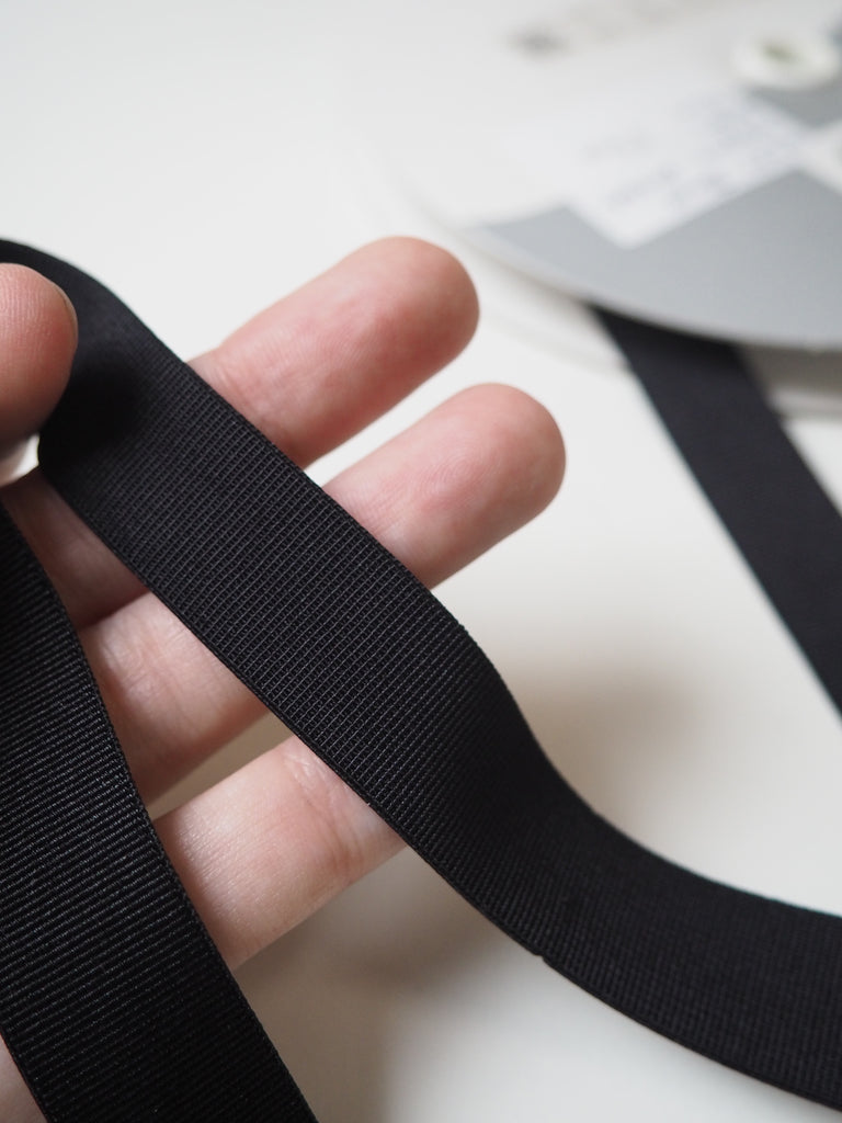 Shindo Black Grosgrain Stretch Binder 18mm