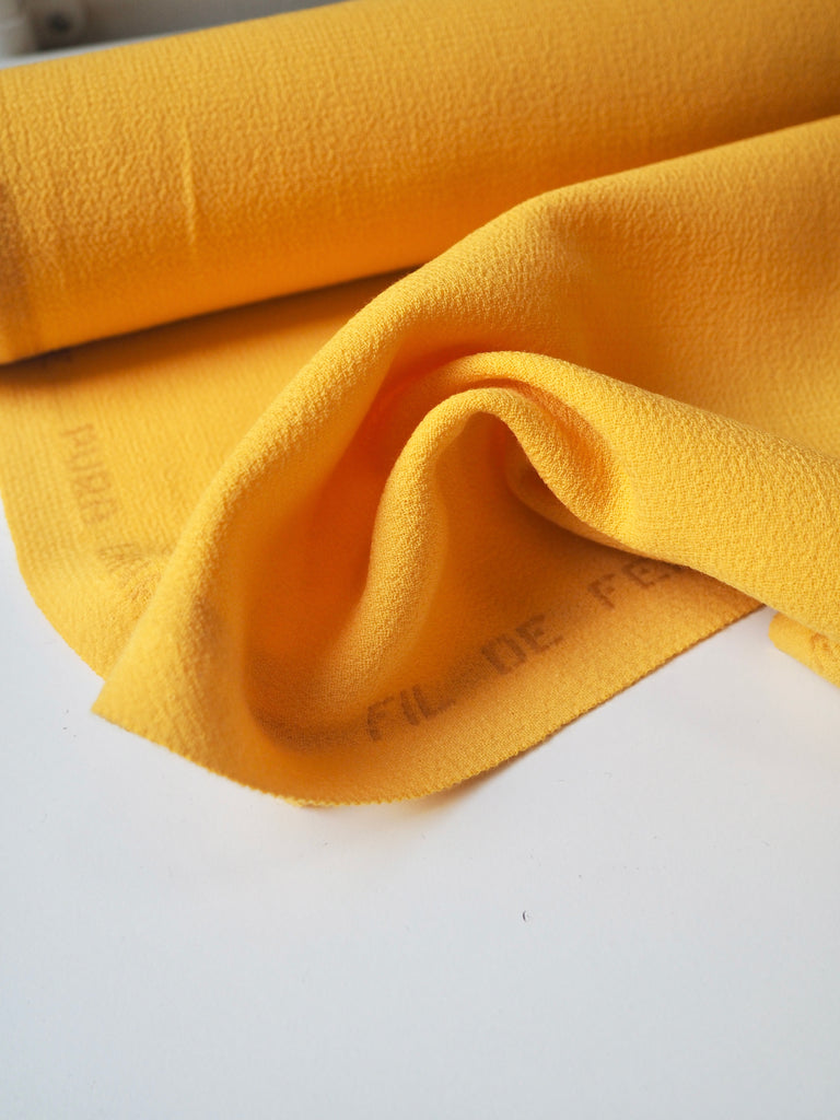 Sunflower Double Wool Crepe