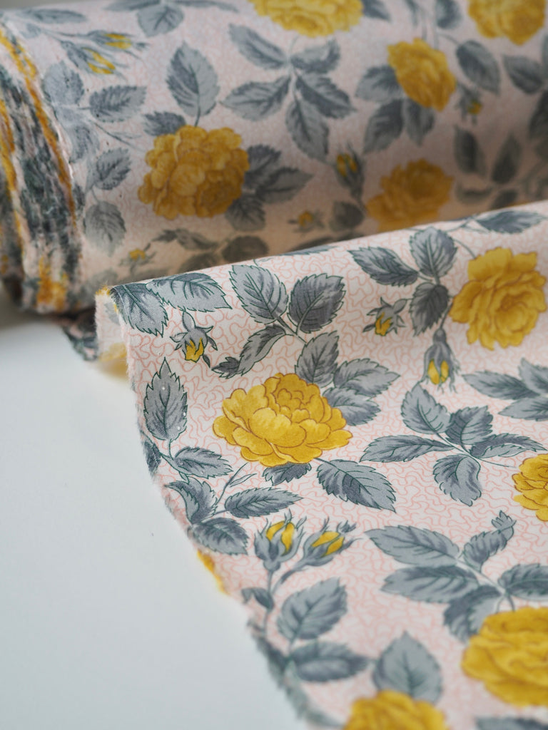 Liberty Yellow Rose Tana Cotton Lawn