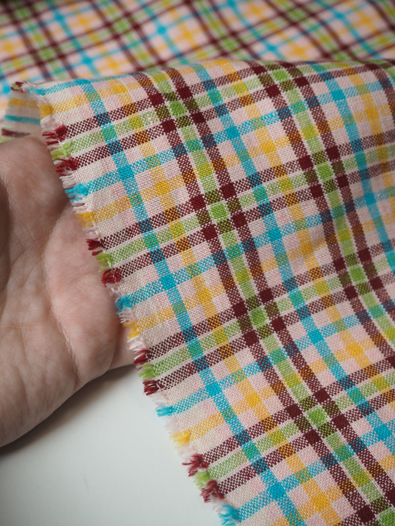 Summertime Plaid Linen