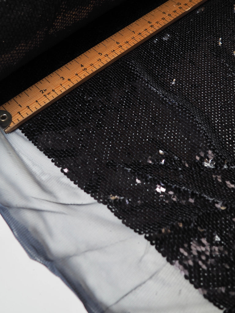 Navy + Silver Mermaid Sequin Tulle