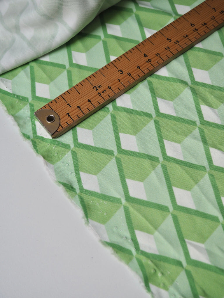 Green Diamond Viscose Jersey