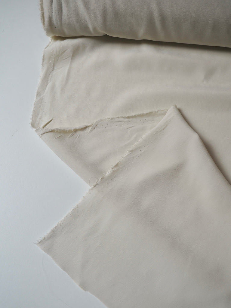 Smoke Silk/Acetate Crepe de Chine