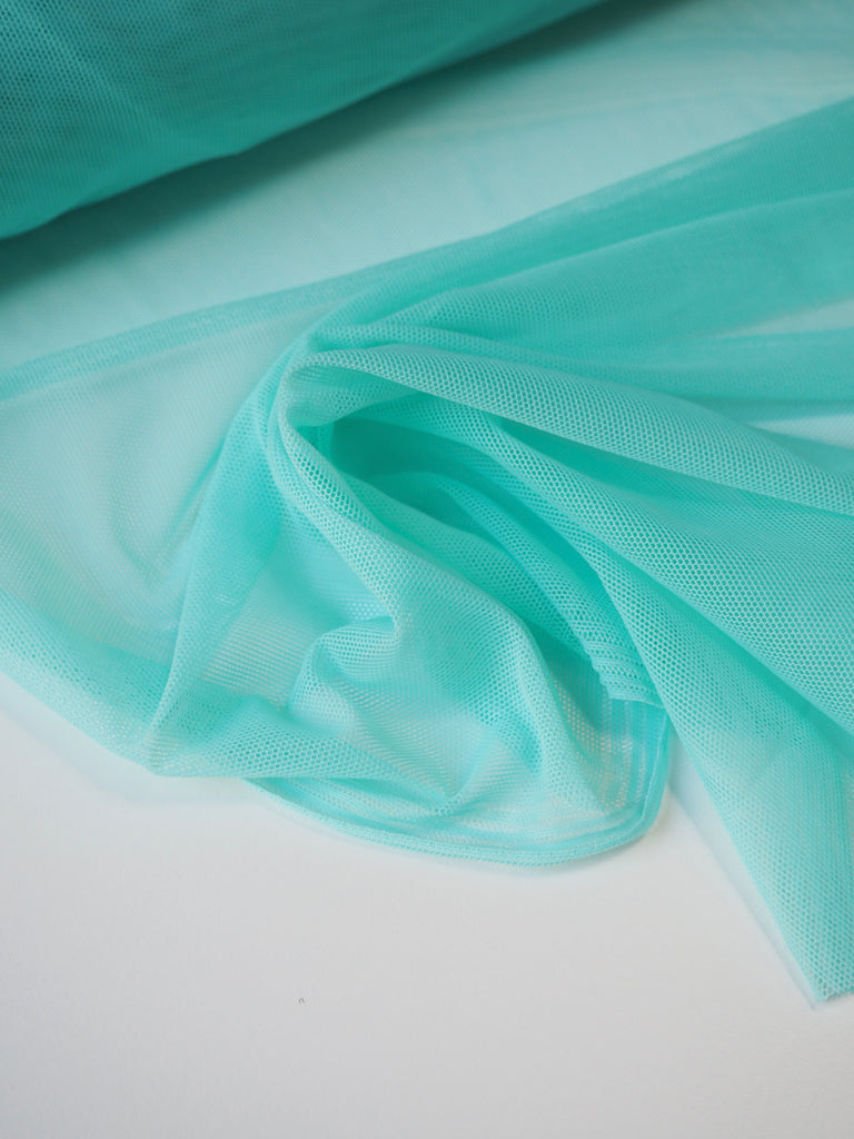 Aquamarine Stretch Mesh