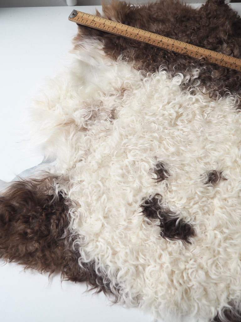 Natural Brown + Cream Shearlings