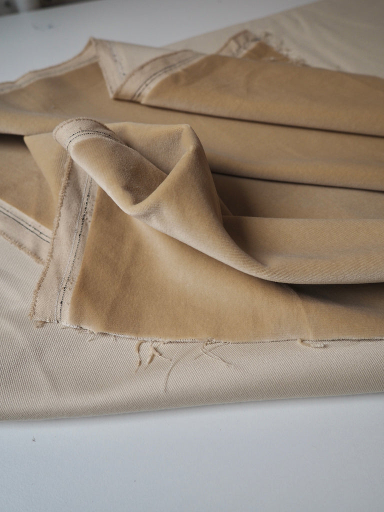 Buttermilk Cotton Velvet