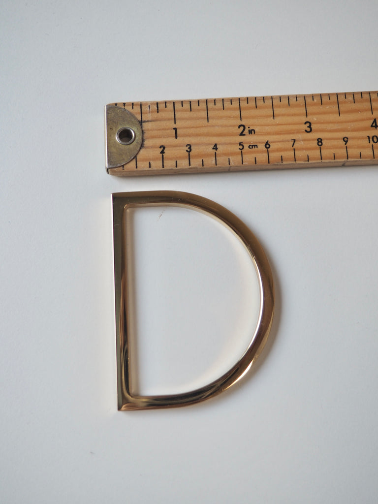 Gold D-ring 8cm