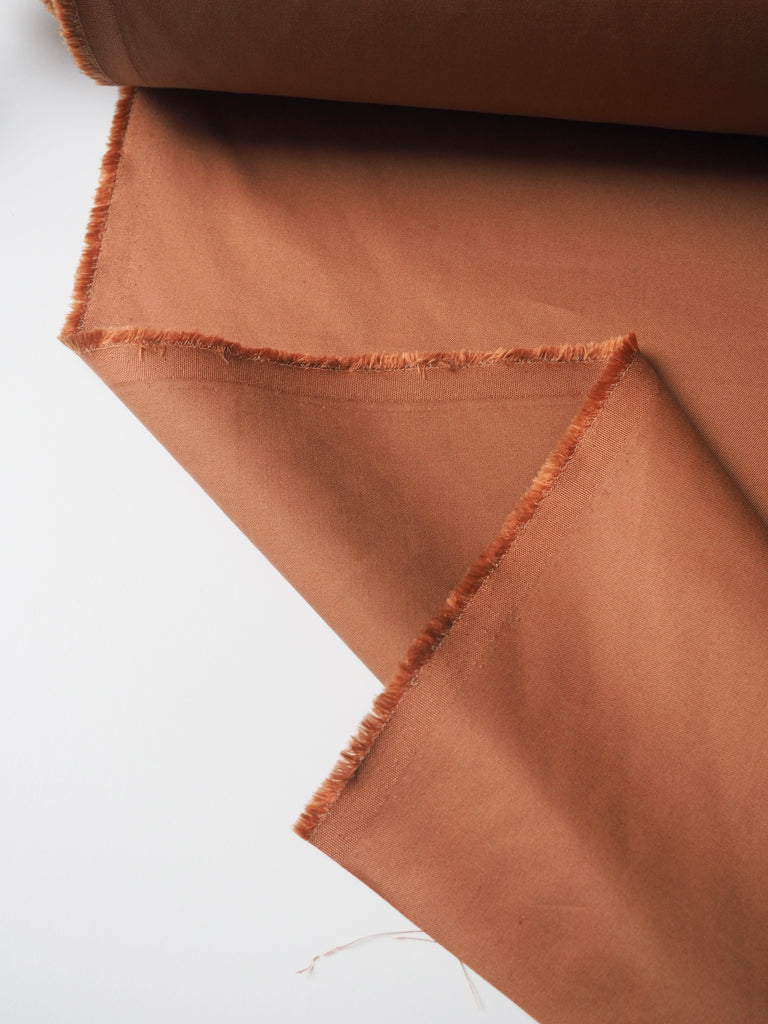 Ochre Stretch Cotton + Tencel Twill