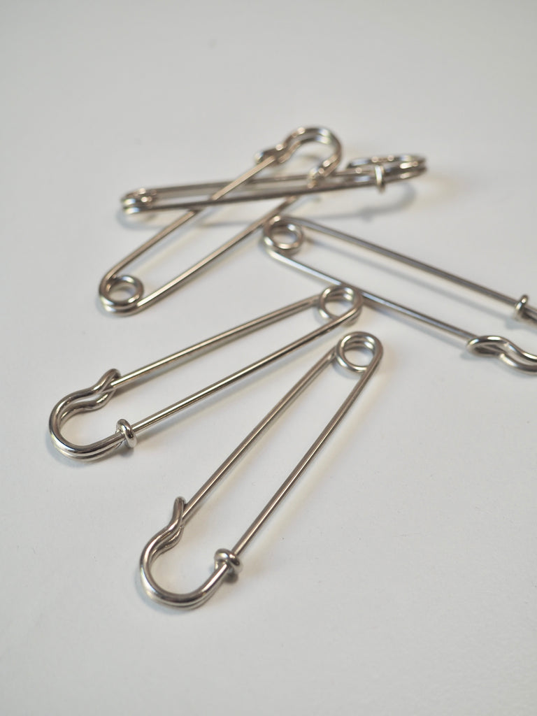 Silver Pin Fastening 62mm