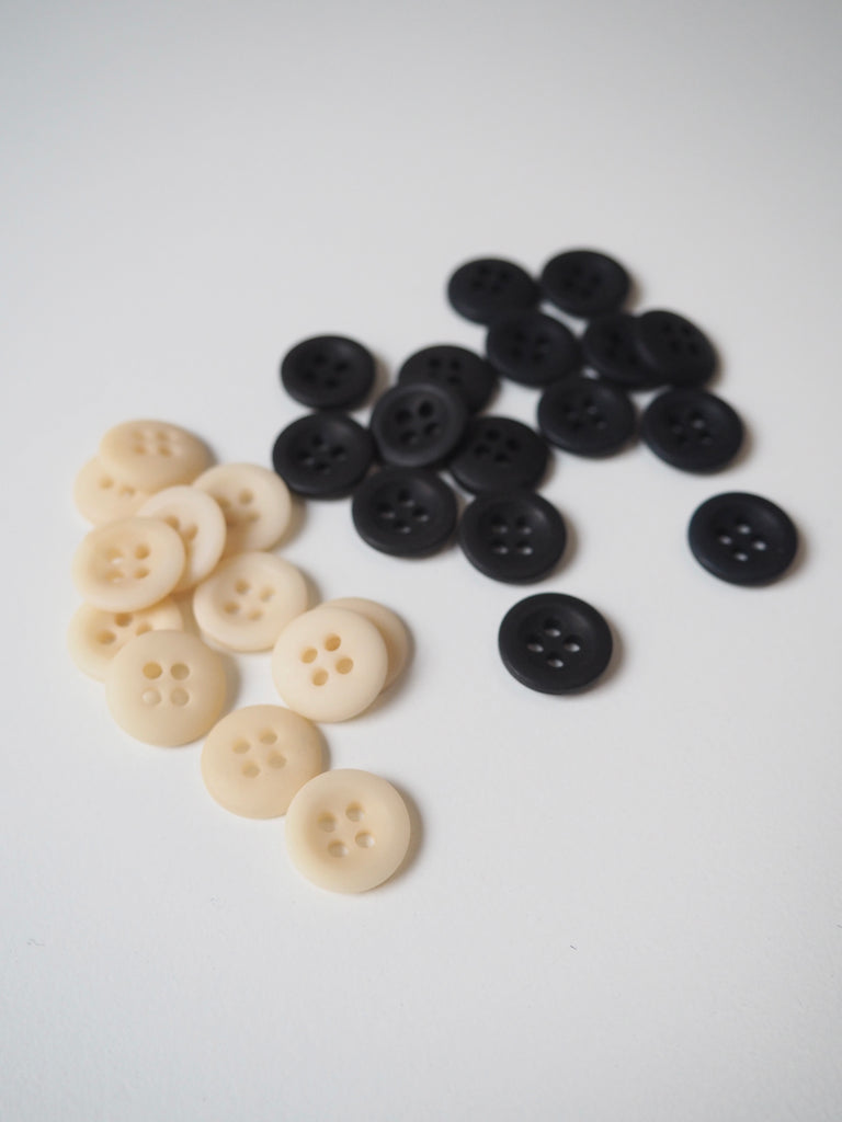 FOLK Rounded Corozo Buttons 13mm/20L