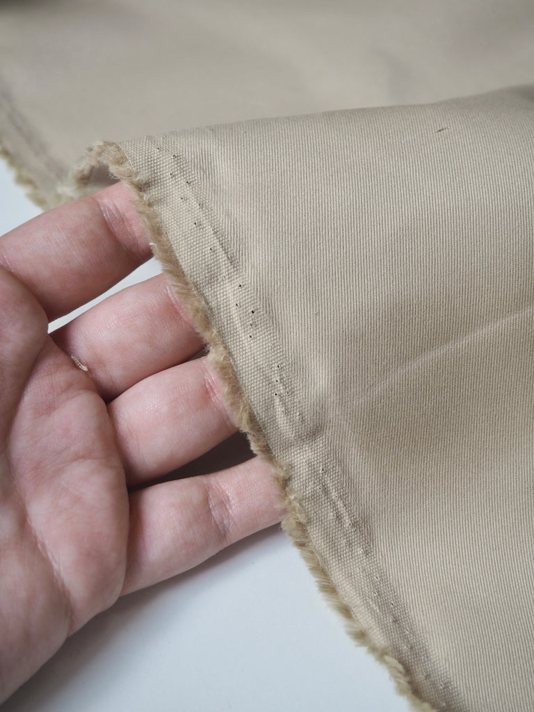 Sand Cotton Twill 215gsm