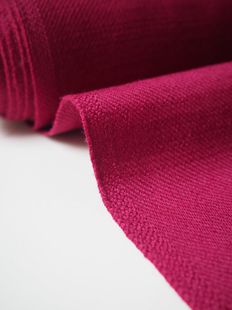 Raspberry Wool Twill