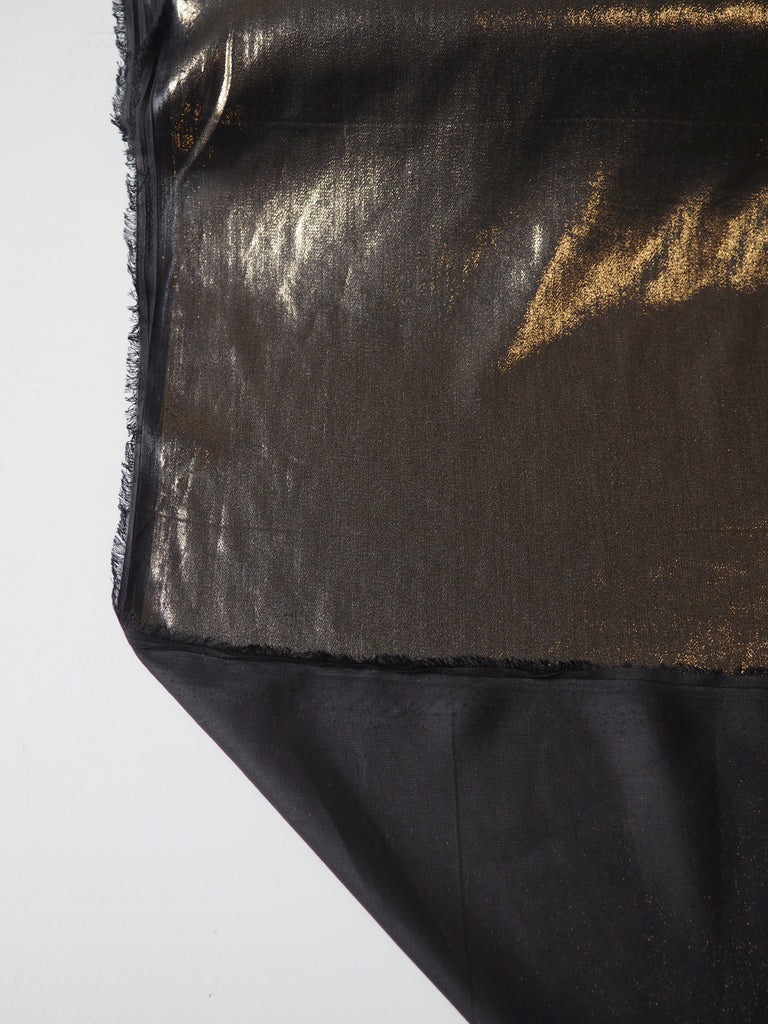 Bronze Foiled Chiffon