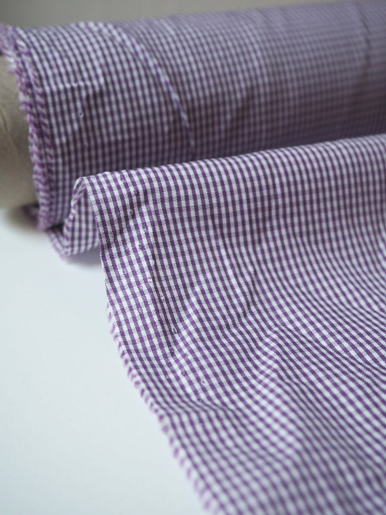 Purple Cotton Gingham