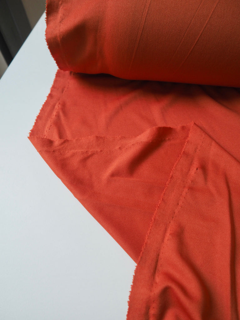 Orange Interlock Jersey