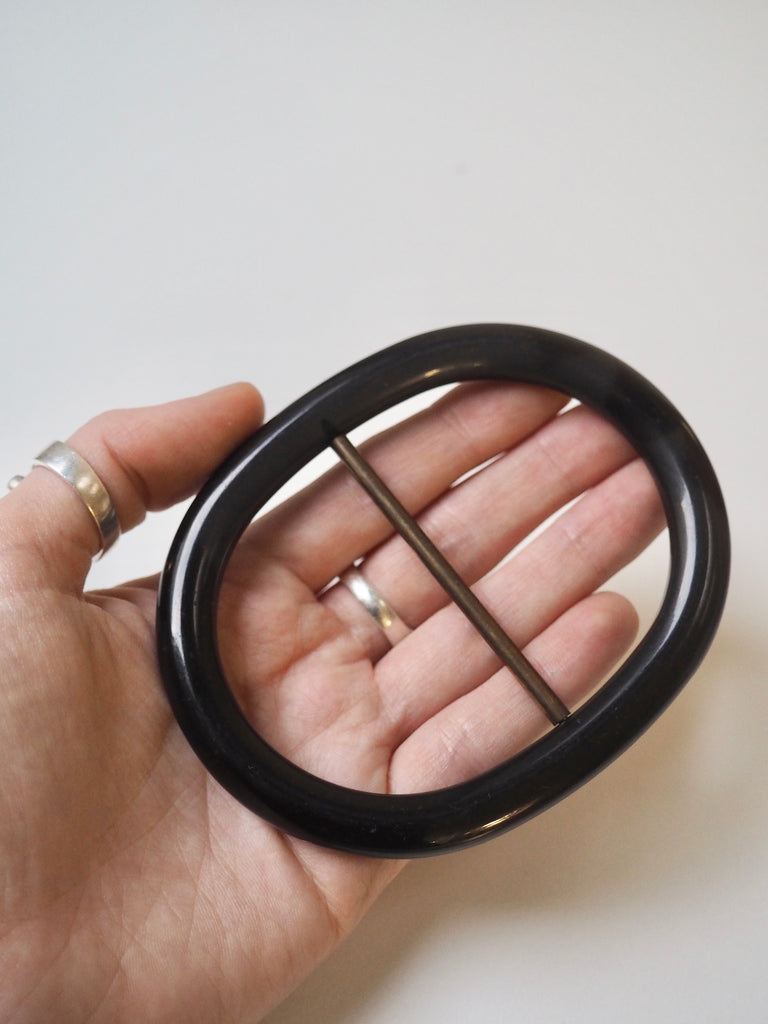 Black Plastic Slider 6cm