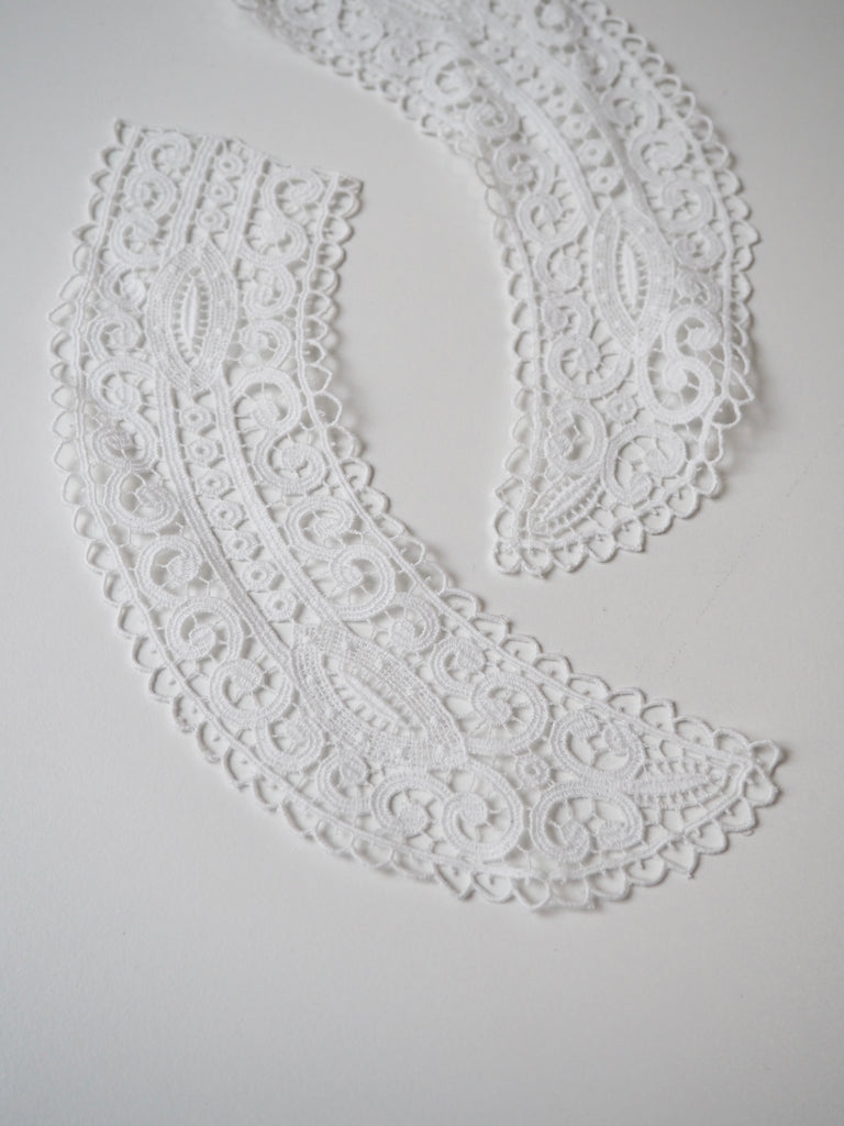 White Cotton Lace Collars