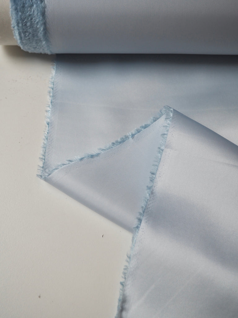 Pale Blue Acetate/Cupro Satin Lining