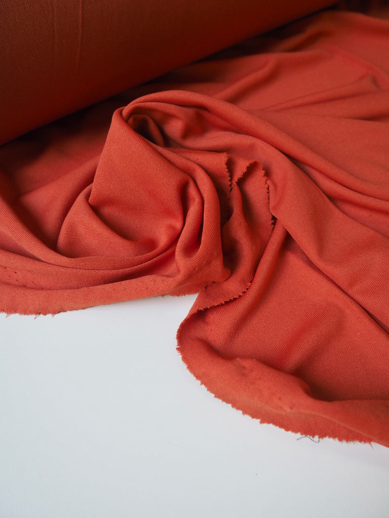 Orange Interlock Jersey