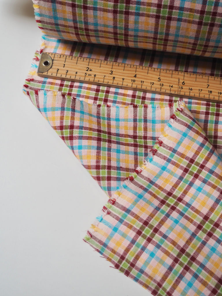 Summertime Plaid Linen