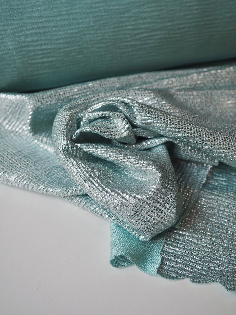 Mint Metallic Jersey