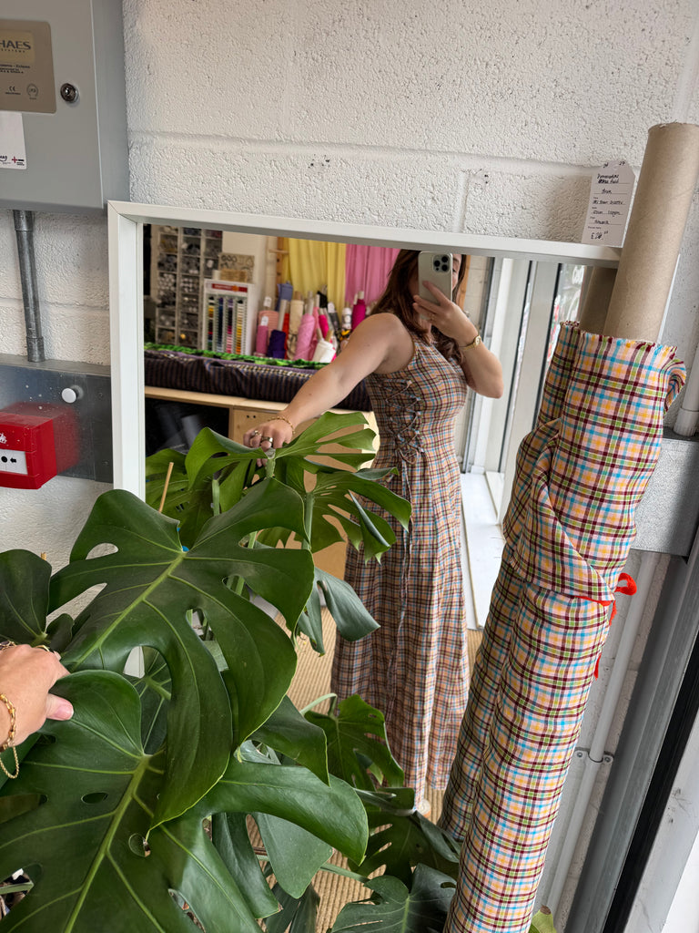 Summertime Plaid Linen