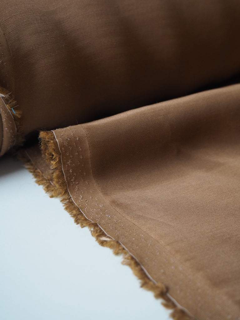 Camel Fluid Viscose Sateen