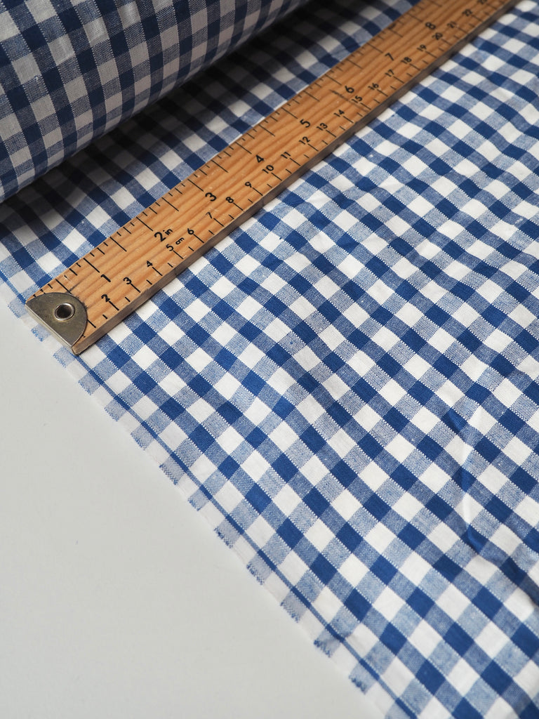 Blue Gingham Cotton