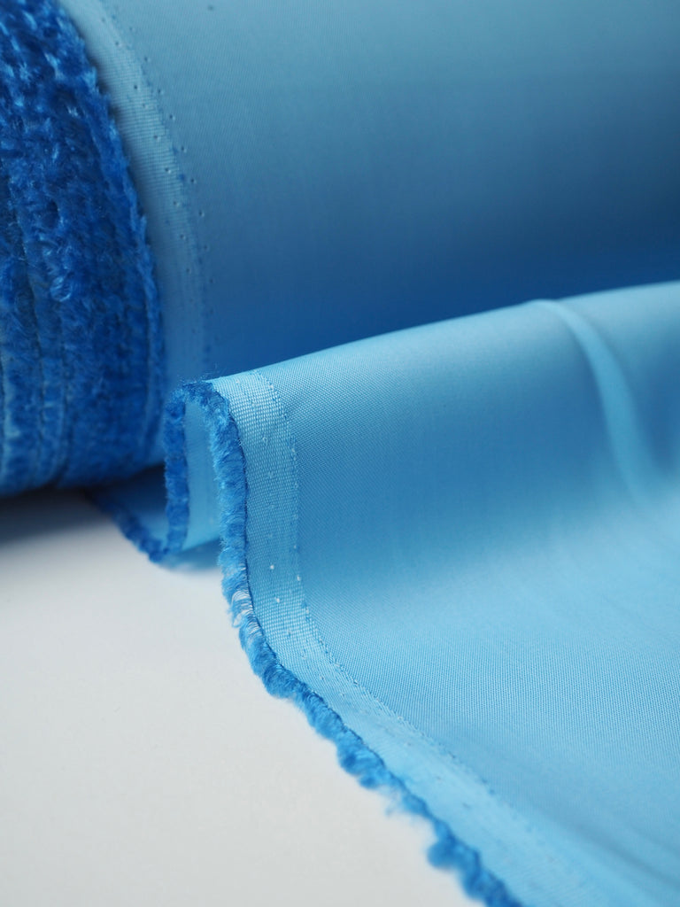 Light Blue Viscose Sateen