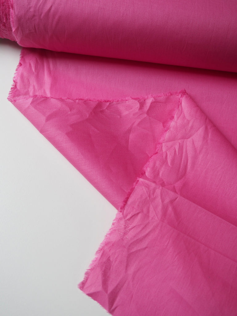 Pink Sateen Cotton Lawn