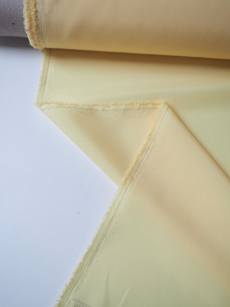 Light Yellow Crepe de Chine