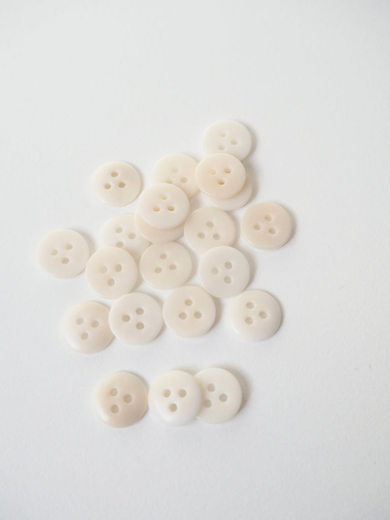 Cream Domed Corozo Buttons 10mm/16L