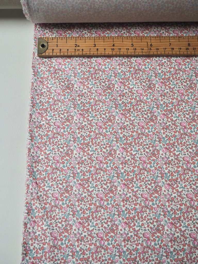 Liberty Pink Ditsy Bloom Cotton Twill