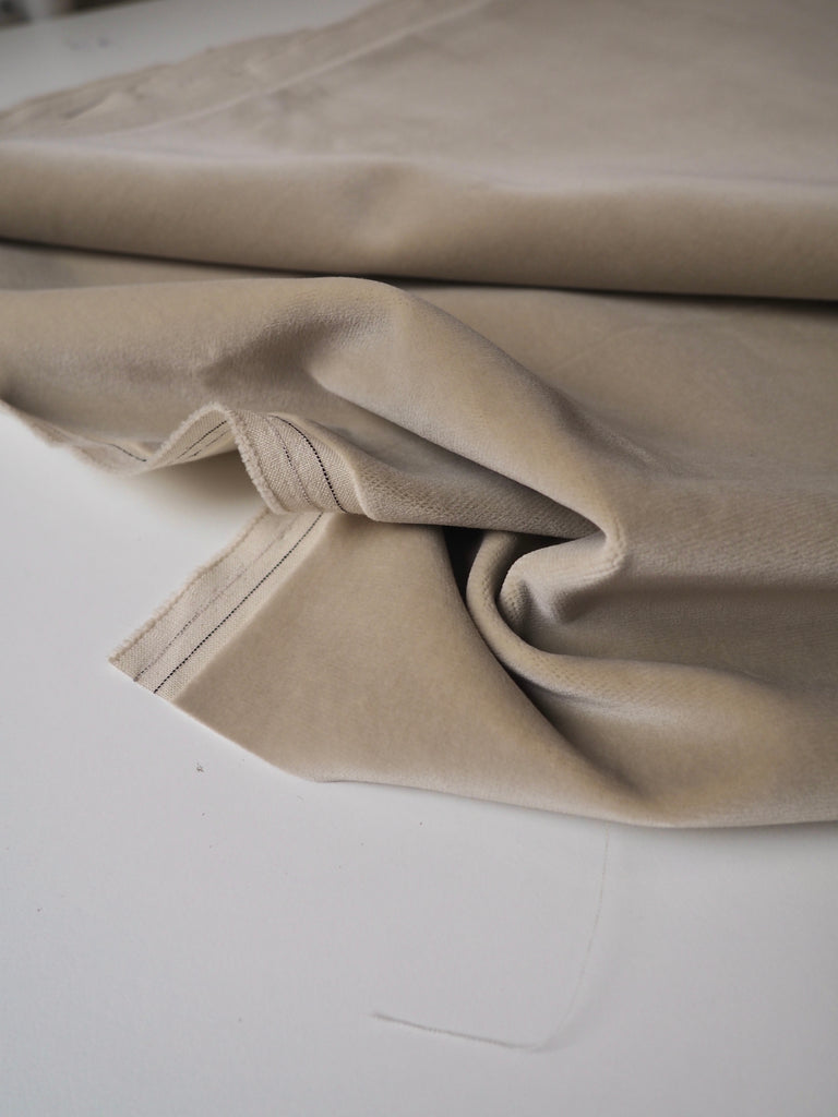 Parchment Cotton Velvet