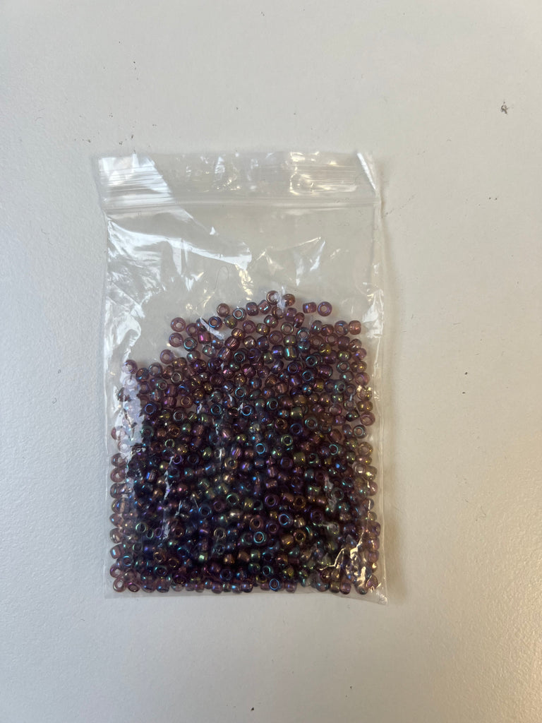 Lilac Iridescent Beads 17g