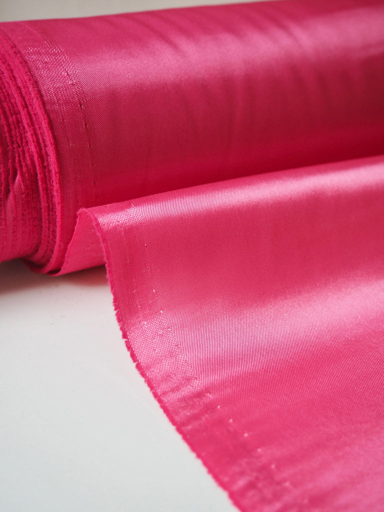 Hot Pink Stretch Acetate Satin Twill Lining