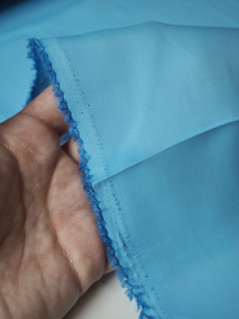 Light Blue Viscose Sateen