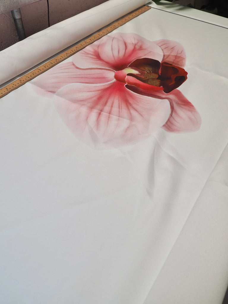 Floral Satin Twill Panels