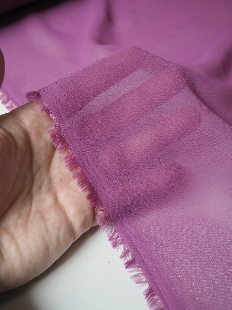 Orchid Purple Georgette