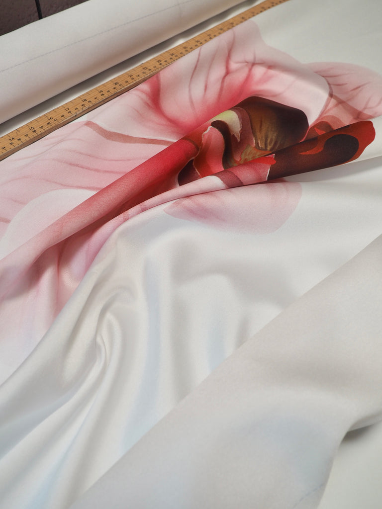 Floral Satin Twill Panels