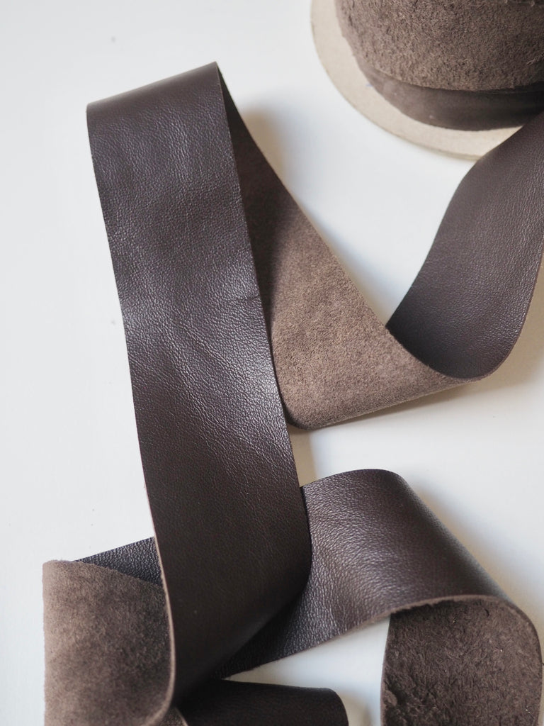 Brown Leather Tape 40mm