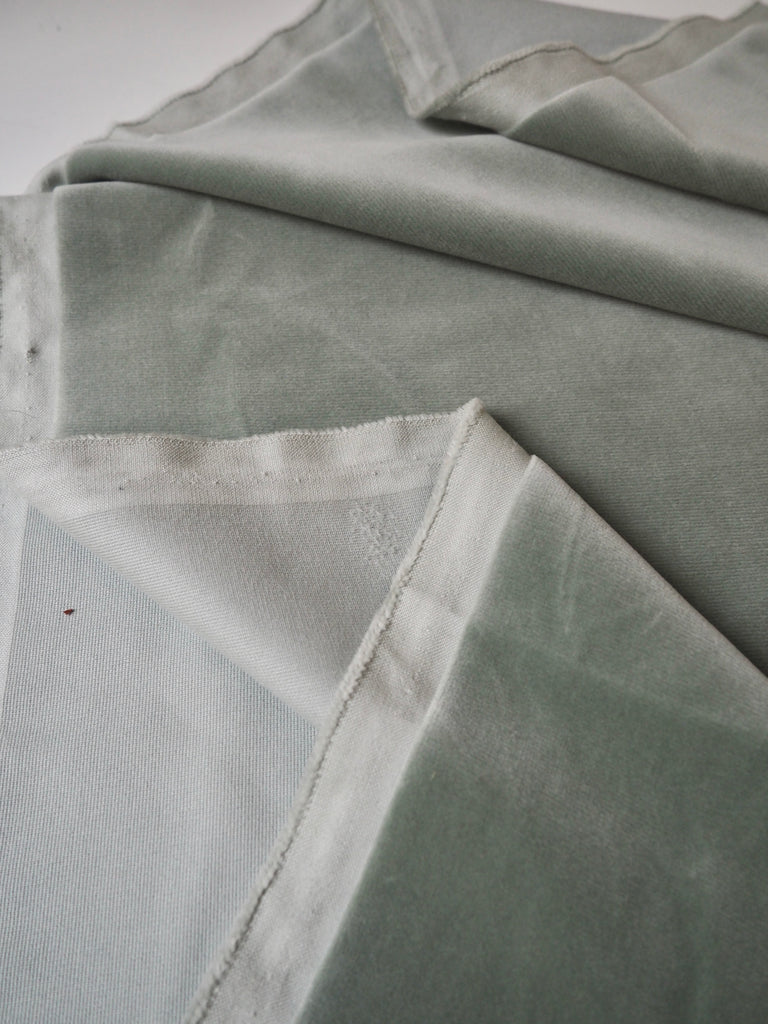 Sea Mist Cotton Velvet