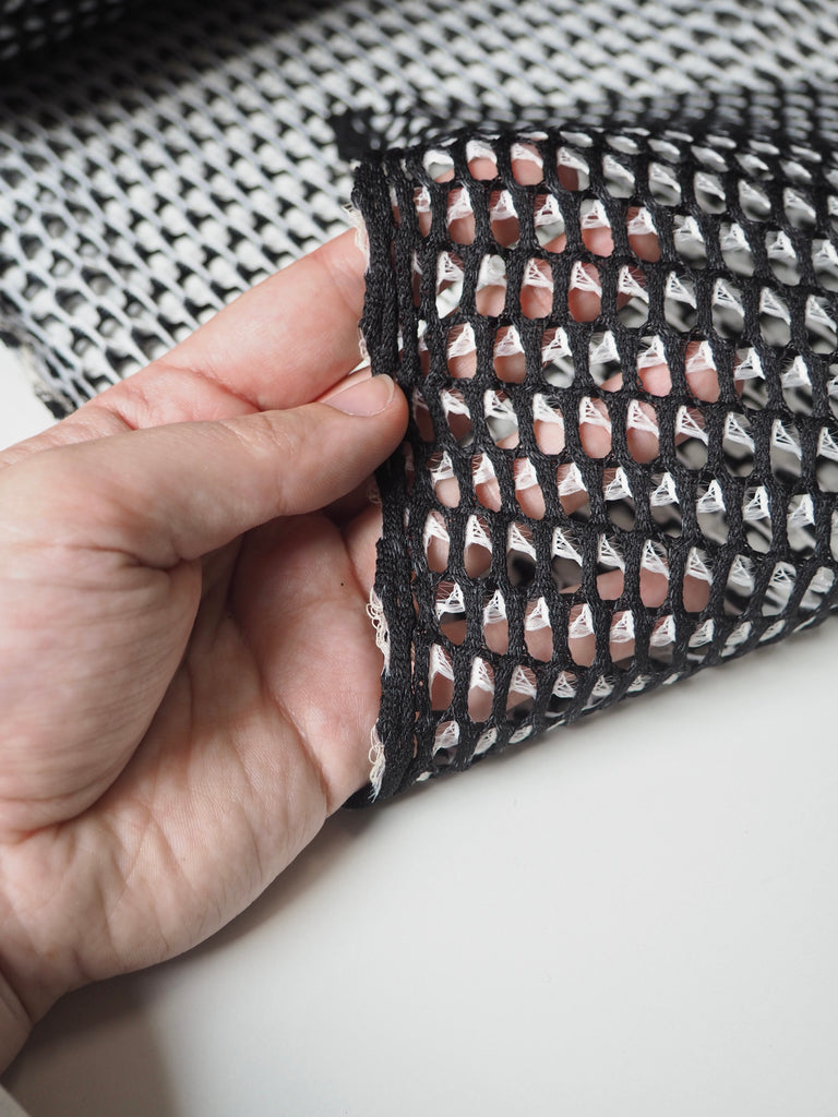 Monochrome Honeycomb Netting