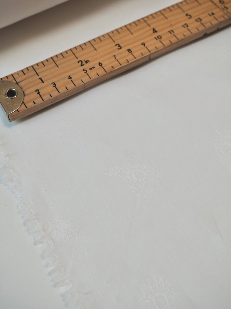 Liberty White Athena Cotton Jacquard