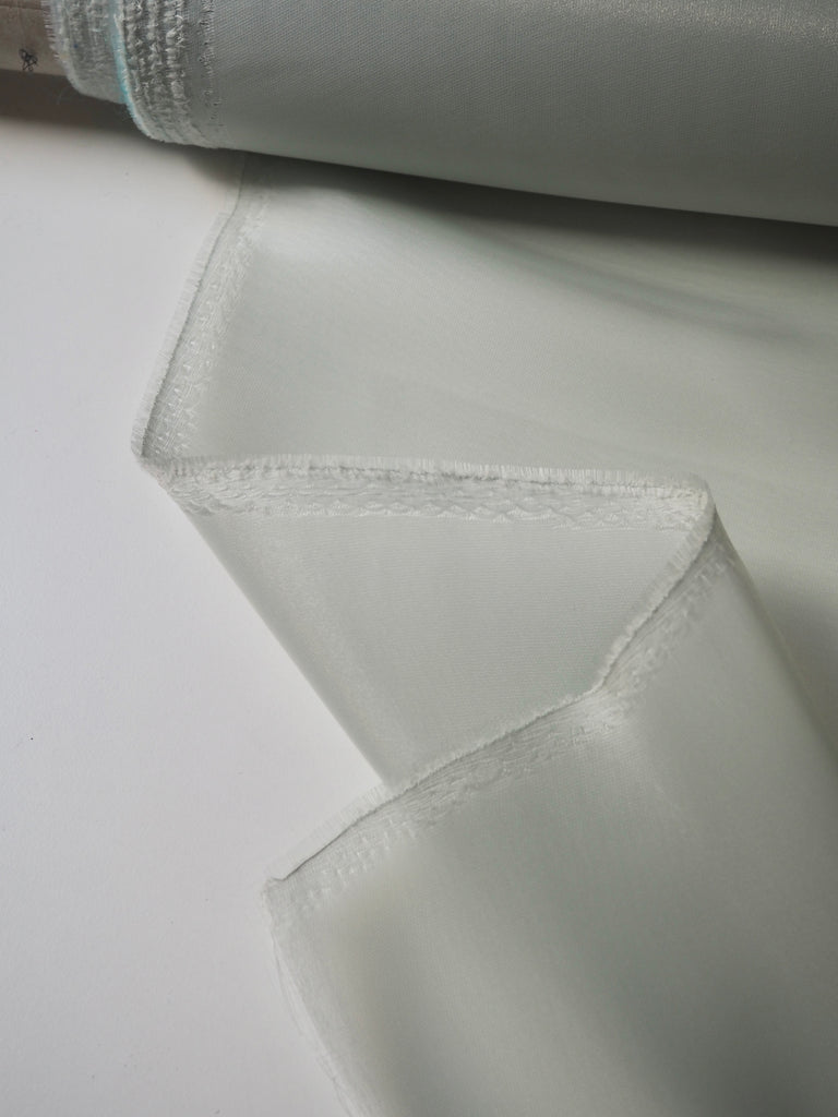 Seafoam Gloss Heavy Organza