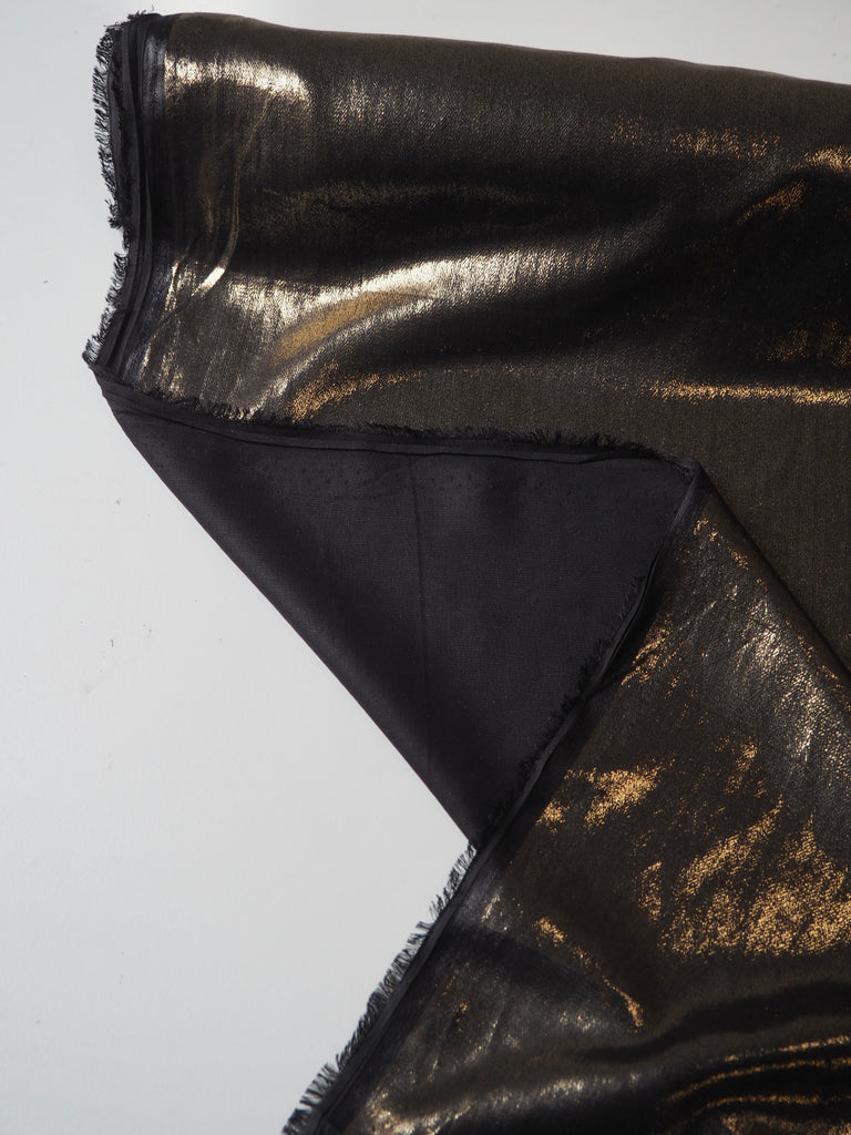 Bronze Foiled Chiffon