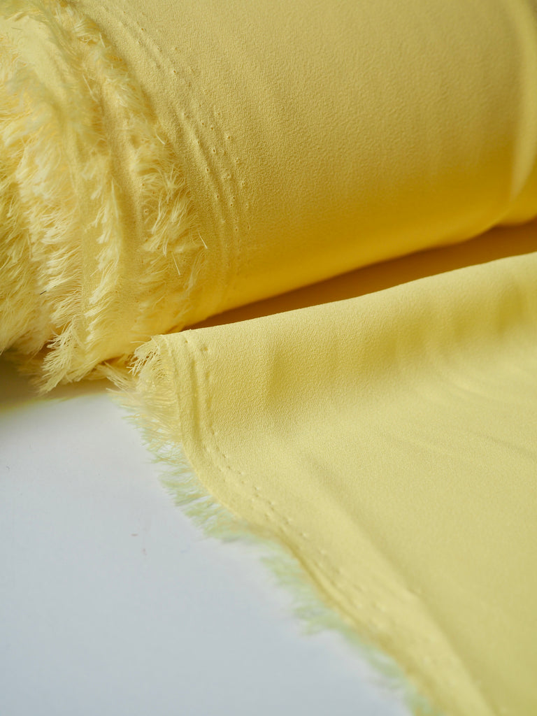 Sunshine Yellow Light Crepe