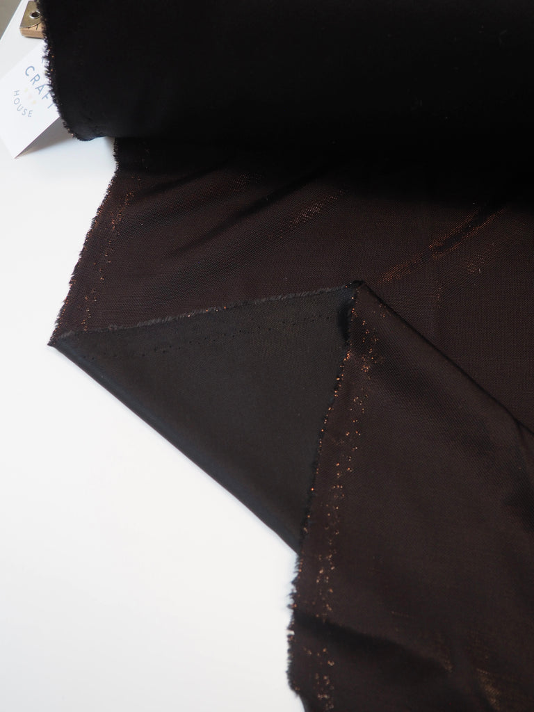 Bronze Metallic Viscose Jersey