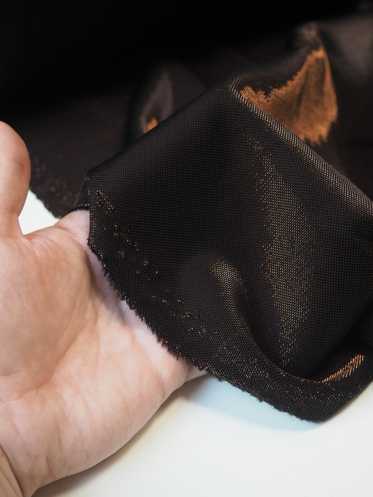 Bronze Metallic Viscose Jersey