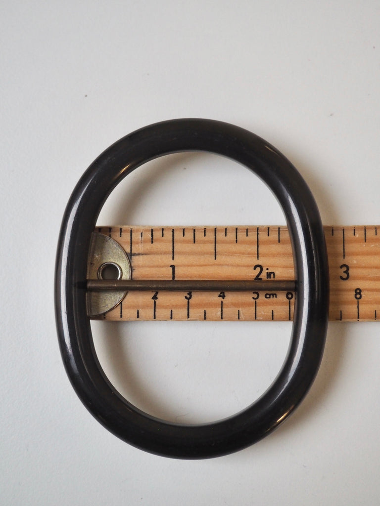 Black Plastic Slider 6cm